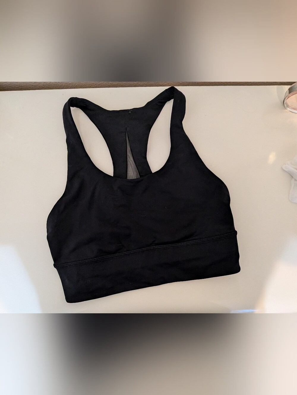 Lululemon Black Racerbach Bra 8 EUC